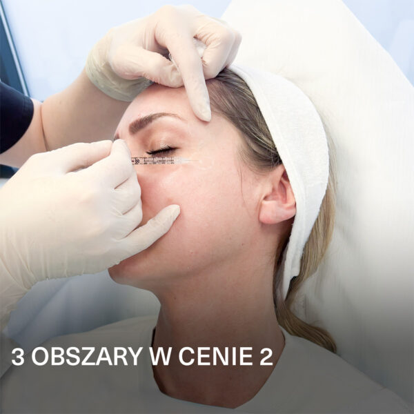 Toksyna Botulinowa PREMIUM PEARL Technology – 3 obszary w cenie 2